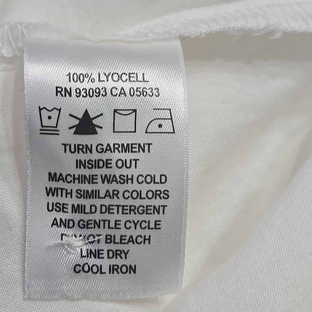 ZOZO White Denim Button Front Ripstop Long Sleeve Lightweight Jacket Shirt Large - Picture 8 of 8